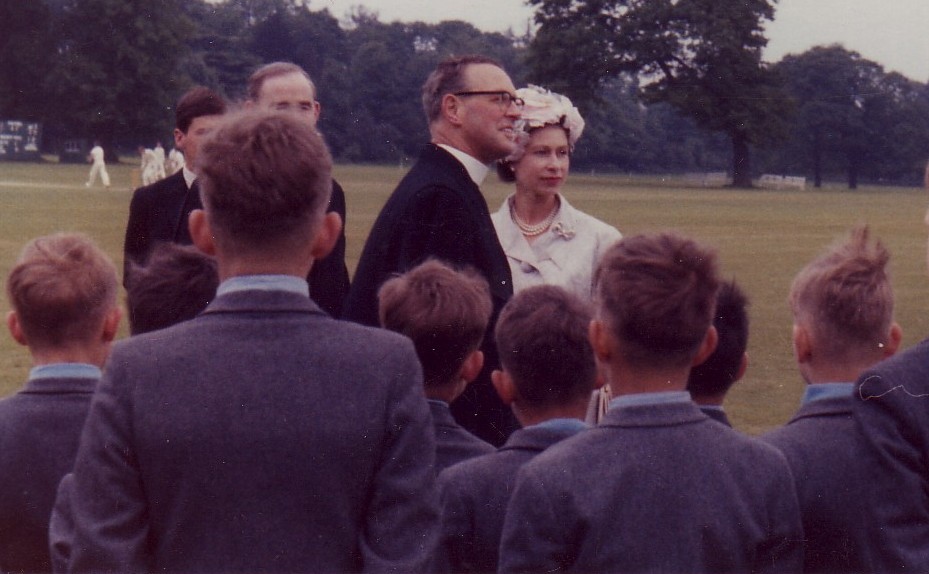 HM The Queen at Beaumont College and School in 1961